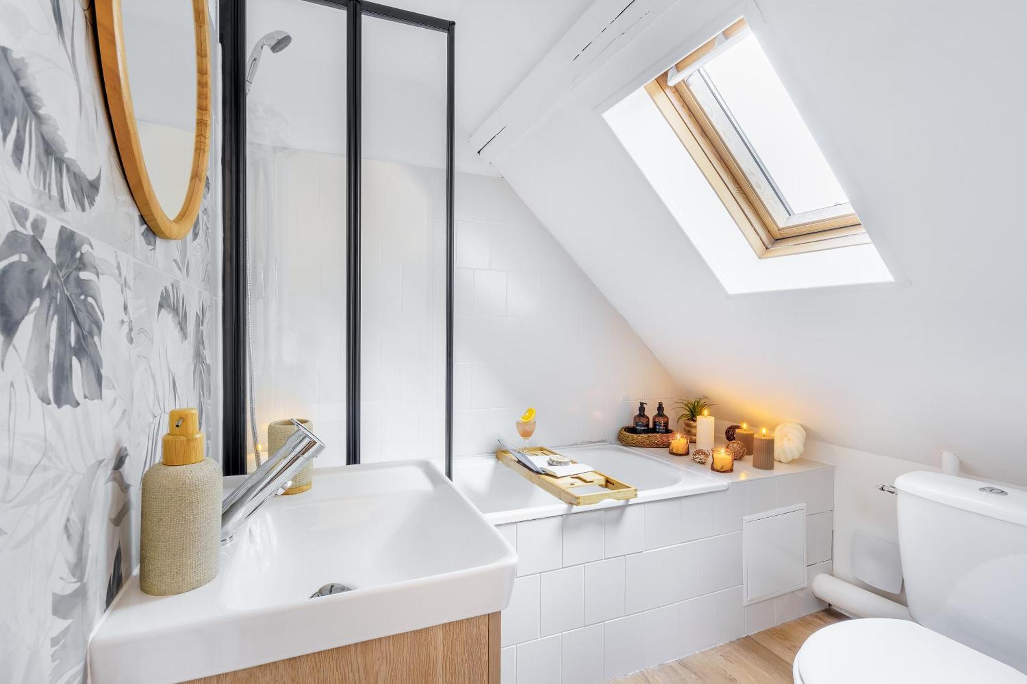 Maisonnette Bleu Horizon Avec Jardin - 2Min Gare - Serenito Homes Saint-Just-en-Chaussee Exterior photo