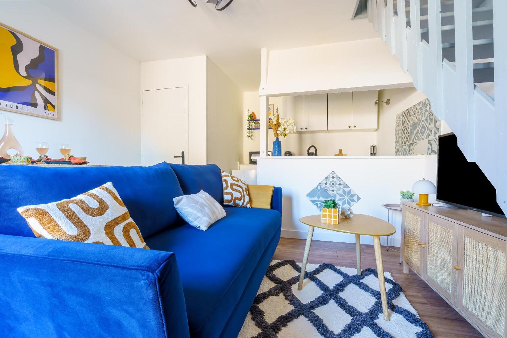 Maisonnette Bleu Horizon Avec Jardin - 2Min Gare - Serenito Homes Saint-Just-en-Chaussee Exterior photo