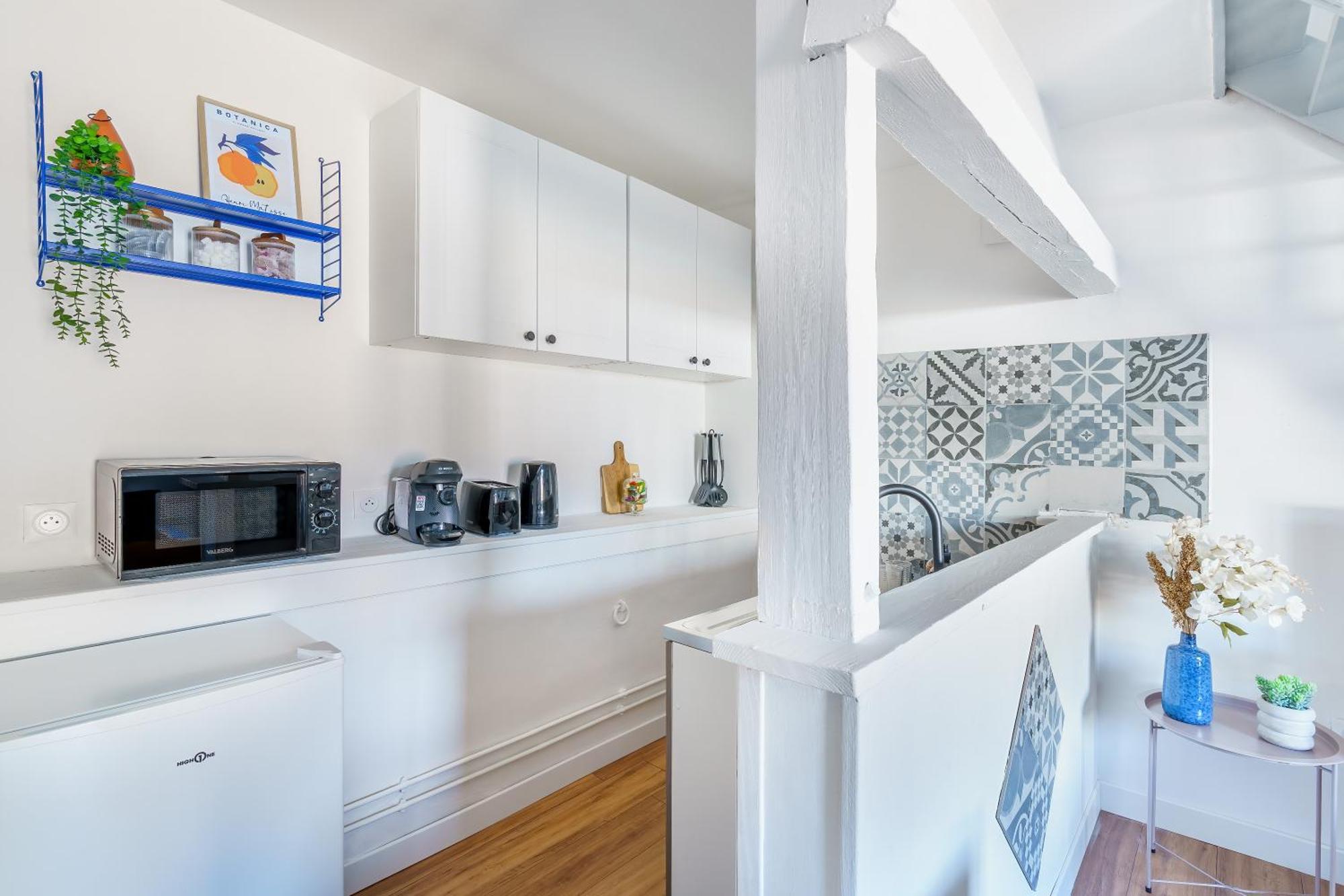 Maisonnette Bleu Horizon Avec Jardin - 2Min Gare - Serenito Homes Saint-Just-en-Chaussee Exterior photo
